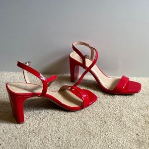 Red 2 inch heels